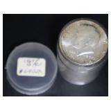 Roll of 1964-P Silver Kennedy Half Dollars