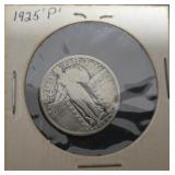 1925-P Silver Standing Liberty Quarter