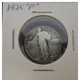 1925-P Silver Standing Liberty Quarter
