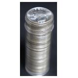1964-P Roll Of Silver Washington Quarters