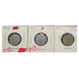 3pc Shield Nickels