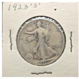 1923-S Silver Walking Liberty Half Dollar