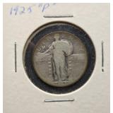 1925-P Silver Standing Liberty Quarter