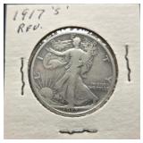 1917-S Silver Walking Liberty Half Dollar