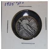1925-P Silver Standing Liberty Quarter