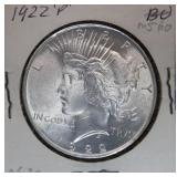 1922-P Peace Silver Dollar
