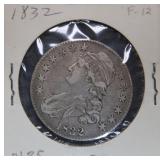 1832 Silver Capped Bust Half Dollar