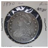 1830 Silver Capped Bust Half Dollar