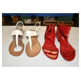 2 Pair Women's Sandals 7.5