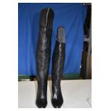 Marc Fisher Leather Knee High Boots 8M