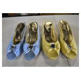2 Pair Elegant Peep Toe 7.5