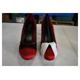 Unlisted Red & Black Heels 8.5