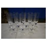 Set of 12 Water Goblets/Champagne Flutes