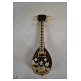 Vtg Mini Mandolin Music Box