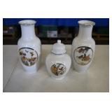 Japanese Chokin Vases & Ginger Jar