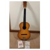 Parlor Acoustic Guitar, Steel Neck