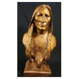 Ceramic Yozie Mold Bust Sculpture