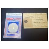 Silver Denarius and Replica Gold Coin Set