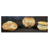 Native American Handmade Pottery Set