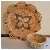 Gullah Style Sea Grass Basket Set