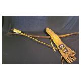 Native American Bow, Arrow, and Quiver