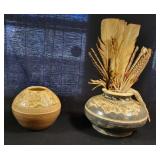 Native American Signed Pottery Vessels