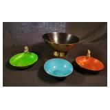 Enameled Metal Bowls