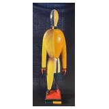 Guggenheim Painted Wooden Figurine