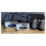 Vtg Cameras and Binoculars Set