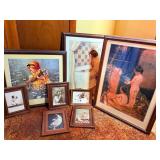 Framed Vtg Prints