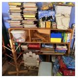 Various Books & Games, Shelves Lot