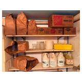 Vtg Glass Mason Jars