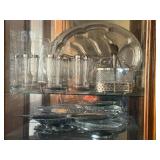 Vtg Glassware & Silverplated Items