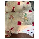 Vtg Sunbonnet Sue Quilt