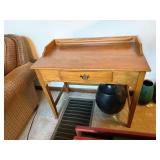 Wooden Desk with Single Drawer
