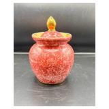 Hand-Painted Italian Ceramic Jar