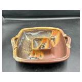 Handcrafted Square Ceramic Serving Dish