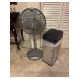 Lasko Fan and iTouchless Trash Can Bundle