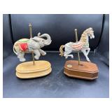 Two Carousel Figurines