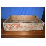 Vtg RC Cola Wood Crate