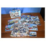 Lego City Booklets & Bag of Misc Pieces