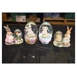 Easter  Glitter Globes