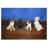 Ceramic Dog & Sea Pup Figures