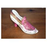 Limoges Porcelain High Heel Shoe Decor