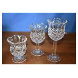 Homco Tulip Trio Candleholders