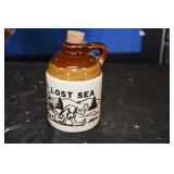 Lost Sea Stoneware Jug Souvinier Coin Bank
