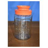 Anchor Hokin Lilies of the Valley Glass Canister