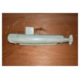 Vtg Plastic Diving Submarine