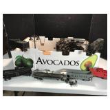 Vintage Train Set With Track Components