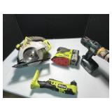 Ryobi Cordless Tool Set with Batteries